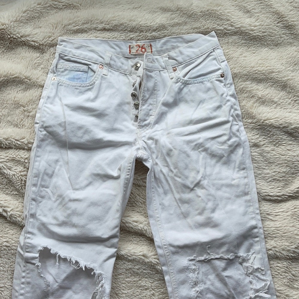 Free People, USA Size 26, White